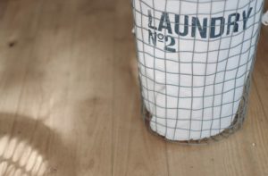 College student life laundry basket