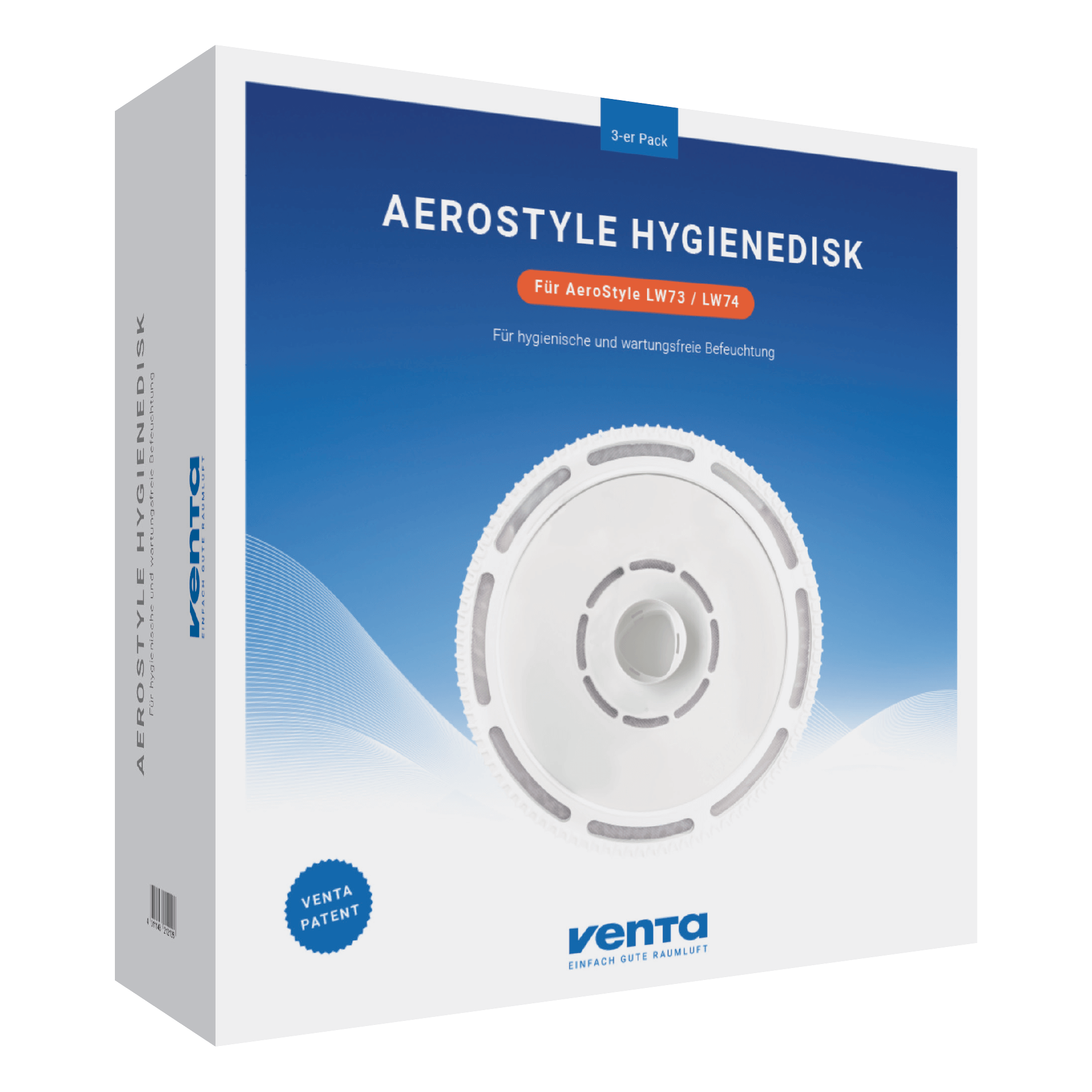 Hygiënedisk 3x voor AeroStyle LW73 / 74